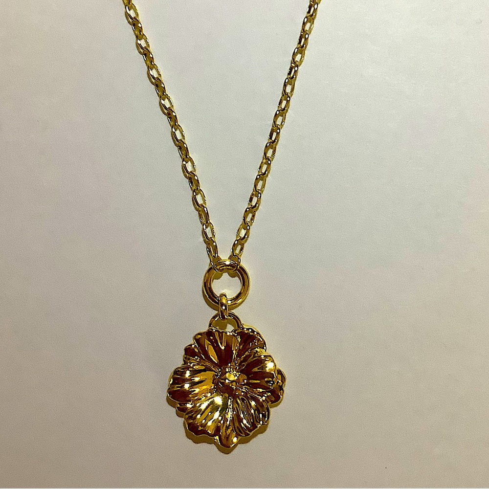 Gorjana Camila Floral Charm Necklace New